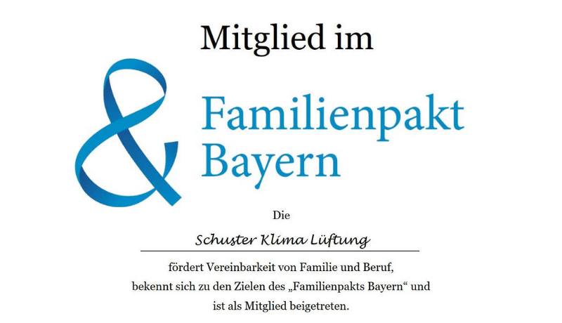 Wir sind stolzes Mitglied im Familienpakt Bayern!